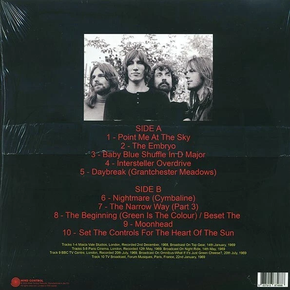 Pink Floyd Red The Light, Dark The Night sealed vinyl 1969 live - Image 2 of 2