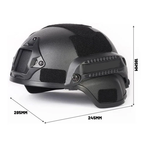 Tactical Military Protective MH Helmet SWAT Airsoft Paintball Fast Helmet Goggle - Picture 8 of 12