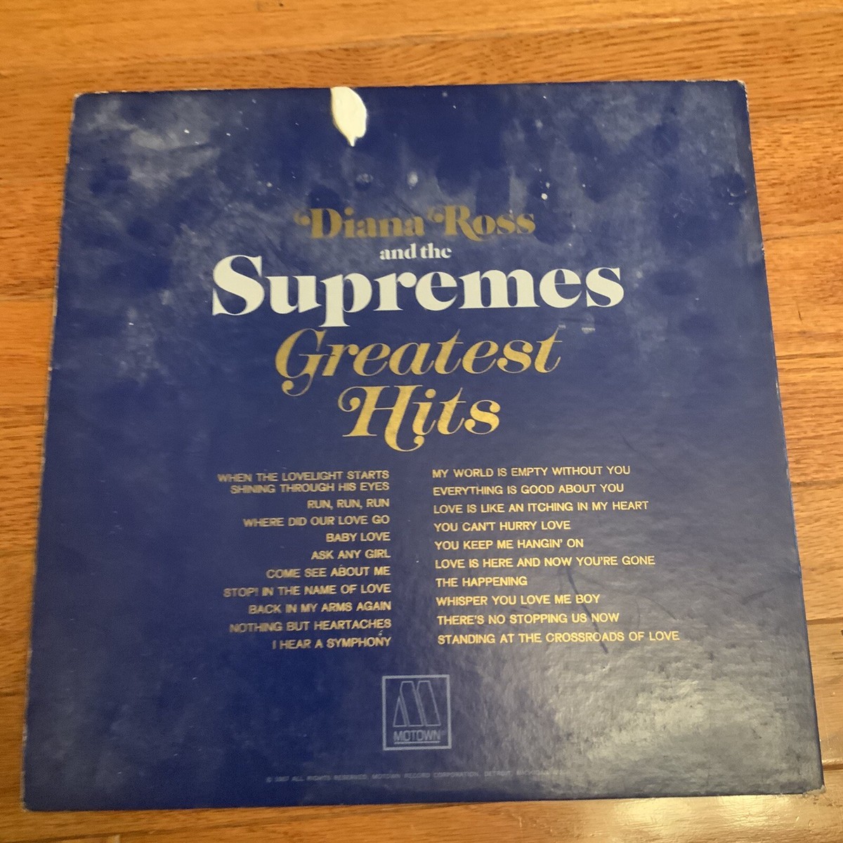 レコード 2枚　THE SUPREMES DIANA ROSS モータウン DIANA ROSS and the SUPREMES Greatest Hits 2 Record Set 1967