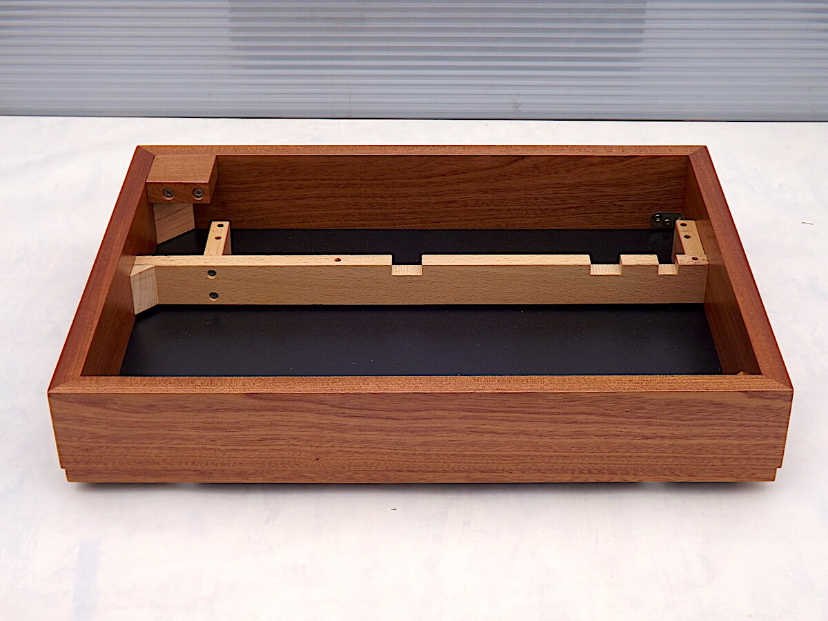 THORENS TD-126 PLINTH LONG BASE MAHOGANY WOOD / Custom plinth for