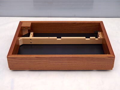 THORENS TD-126 PLINTH LONG BASE MAHOGANY WOOD / Custom plinth for