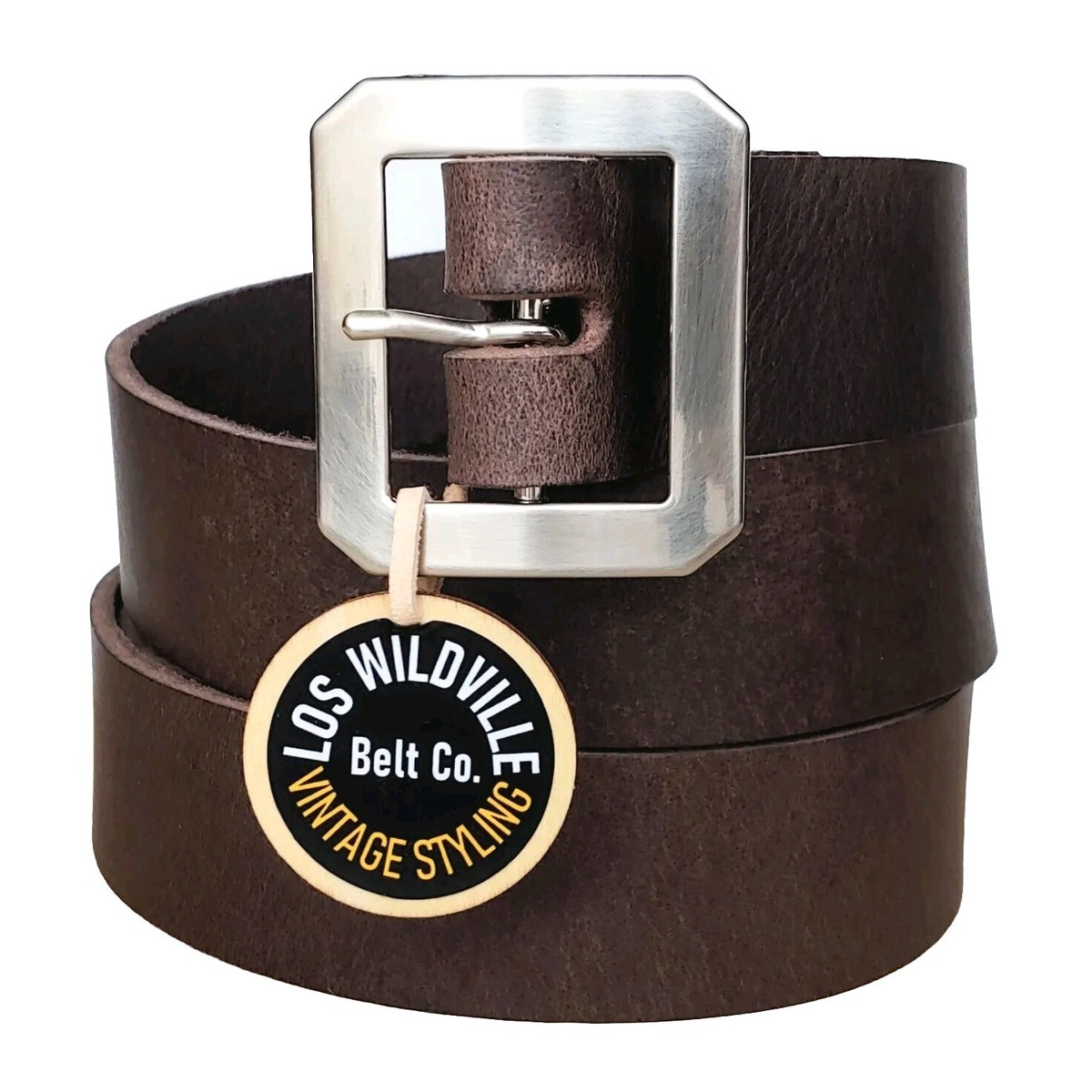 Real leather Hide brown belt. Waist 36
