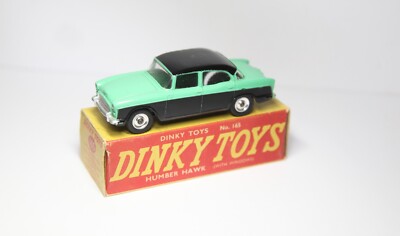 Dinky 165 Humber Hawk im Originalkarton - Top Vintage Original Modell 50er Jahre