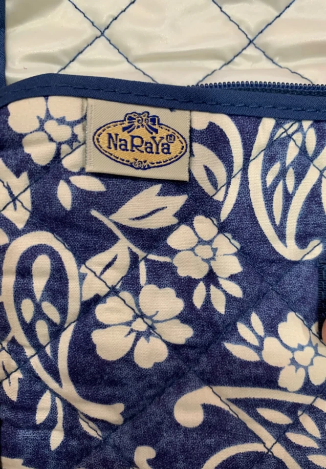 NaRaya Paisley Print  Makeup /Toiletries Quilted Case - Image 4 of 4