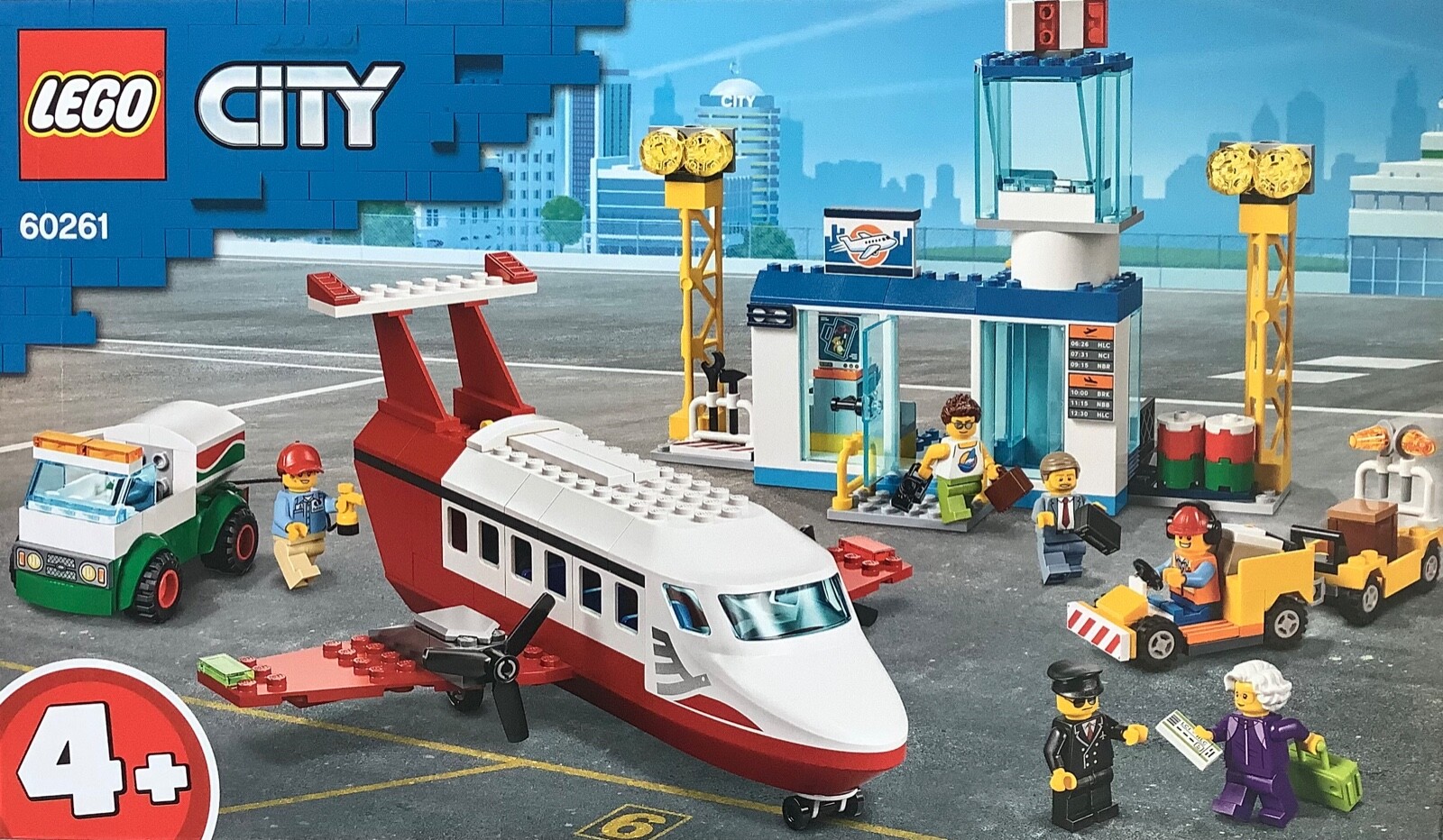 Lego 60261 City L'Aéroport Central le jouet parfait pour développer la motricité