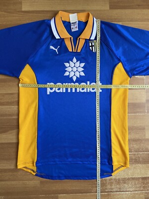 PARMA 1997 1998 AWAY FOOTBALL SHIRT SOCCER JERSEY PUMA sz L MEN