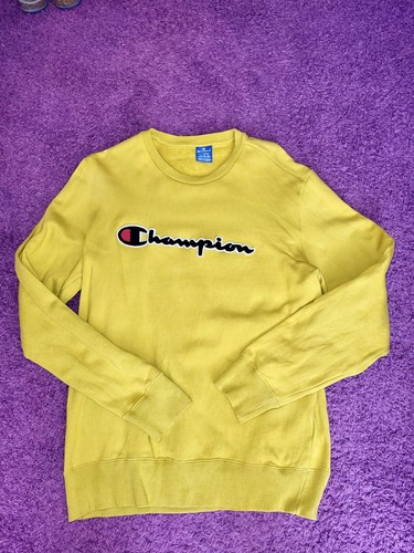 Champions Sweatshirt in Größe XL. Gelb.