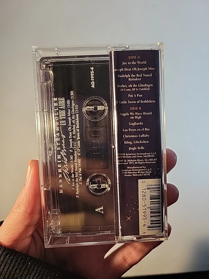 Mannheim Steamroller Christmas In The Aire Cassette Chip Davis Album Holiday Foto 3 de 4