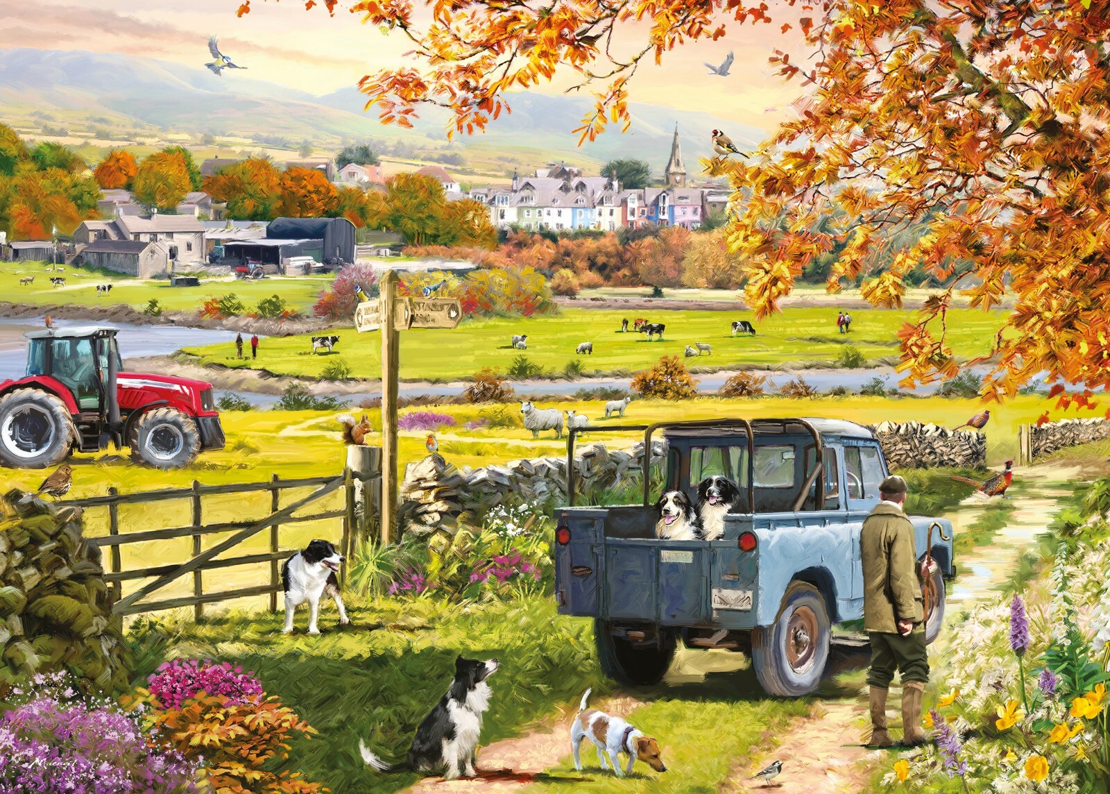 Jigsaw Puzzles 1000 pieces - Countryside Morning