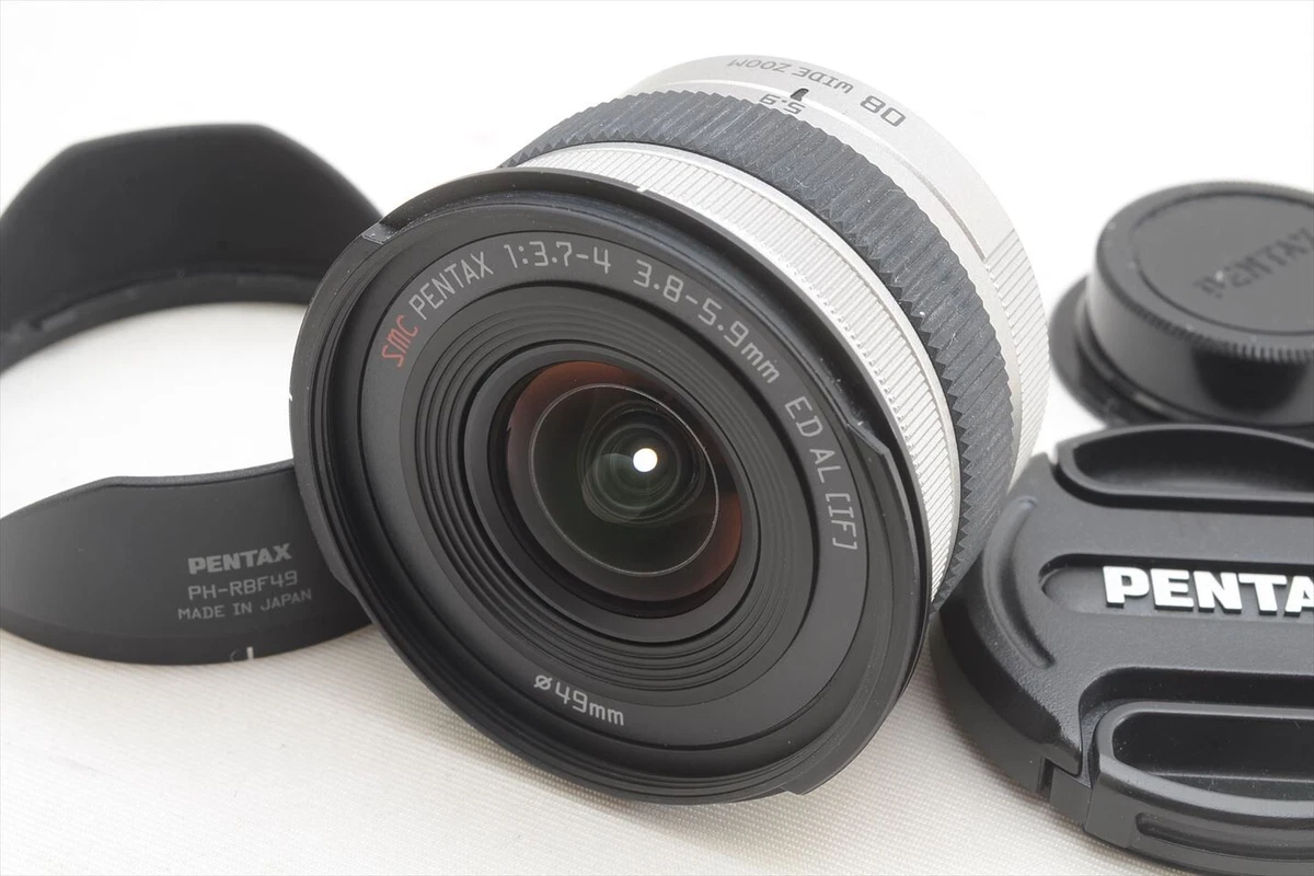 [Mint Pentax 08 Wide Zoom 3.8-5.9mm F3.7-4 ED AL Lens Hood Q Mount 5887#J1009
