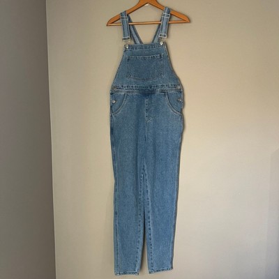 NWT WeWoreWhat Denim Overalls Size Medium 90s Casual Classic Utility $185