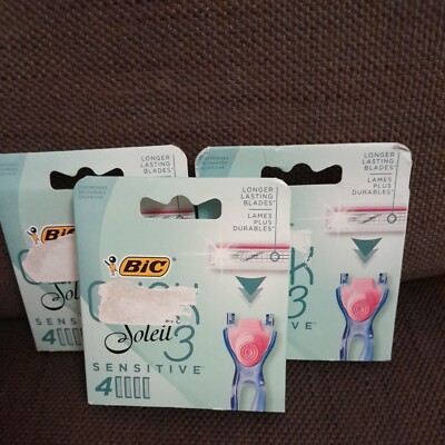3x BIC Click Soleil 3 Sensitive Damen 4er Pack Patronen Sensitive Neu Versandkostenfrei 