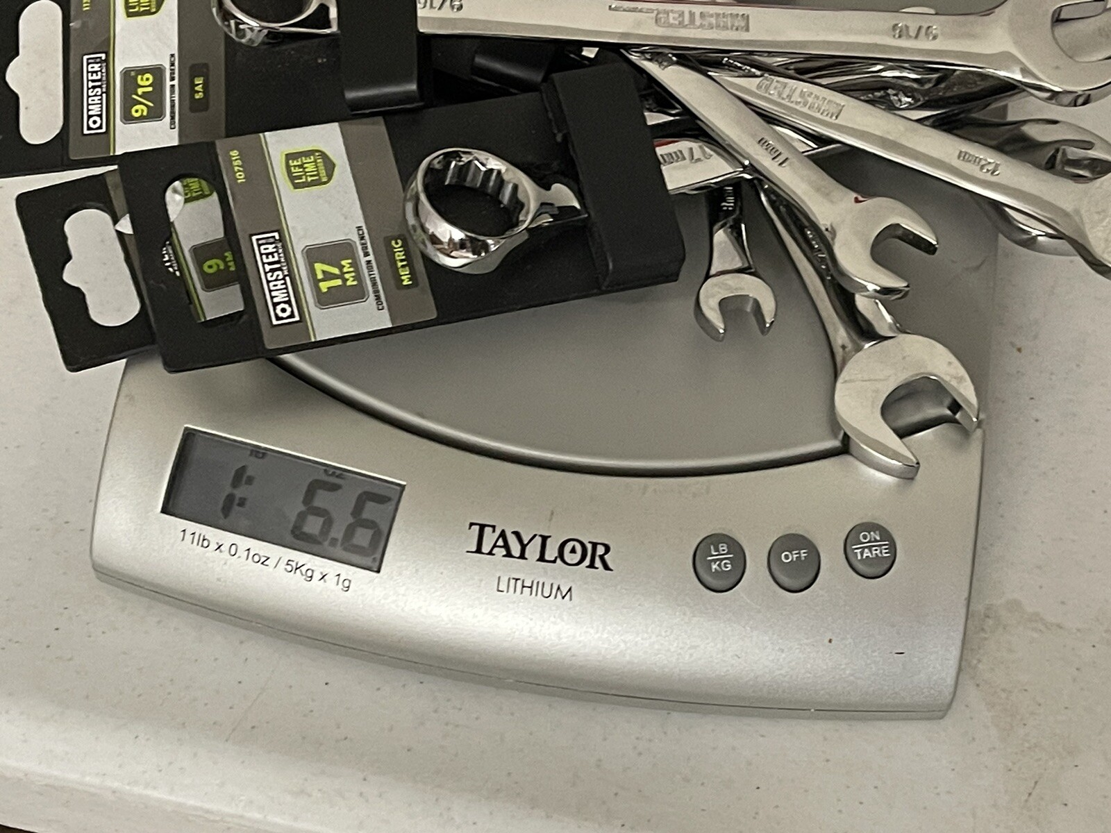 Nine New Master Mechanic Wrenches, SAE And Metric