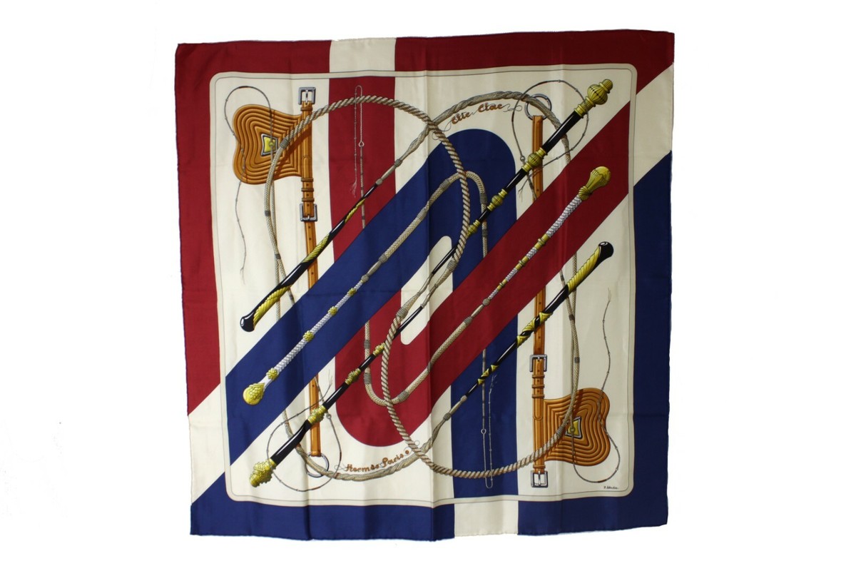 HERMES CLIC CLAC A POIS Women's Accessories Scarf 90 Multicolor