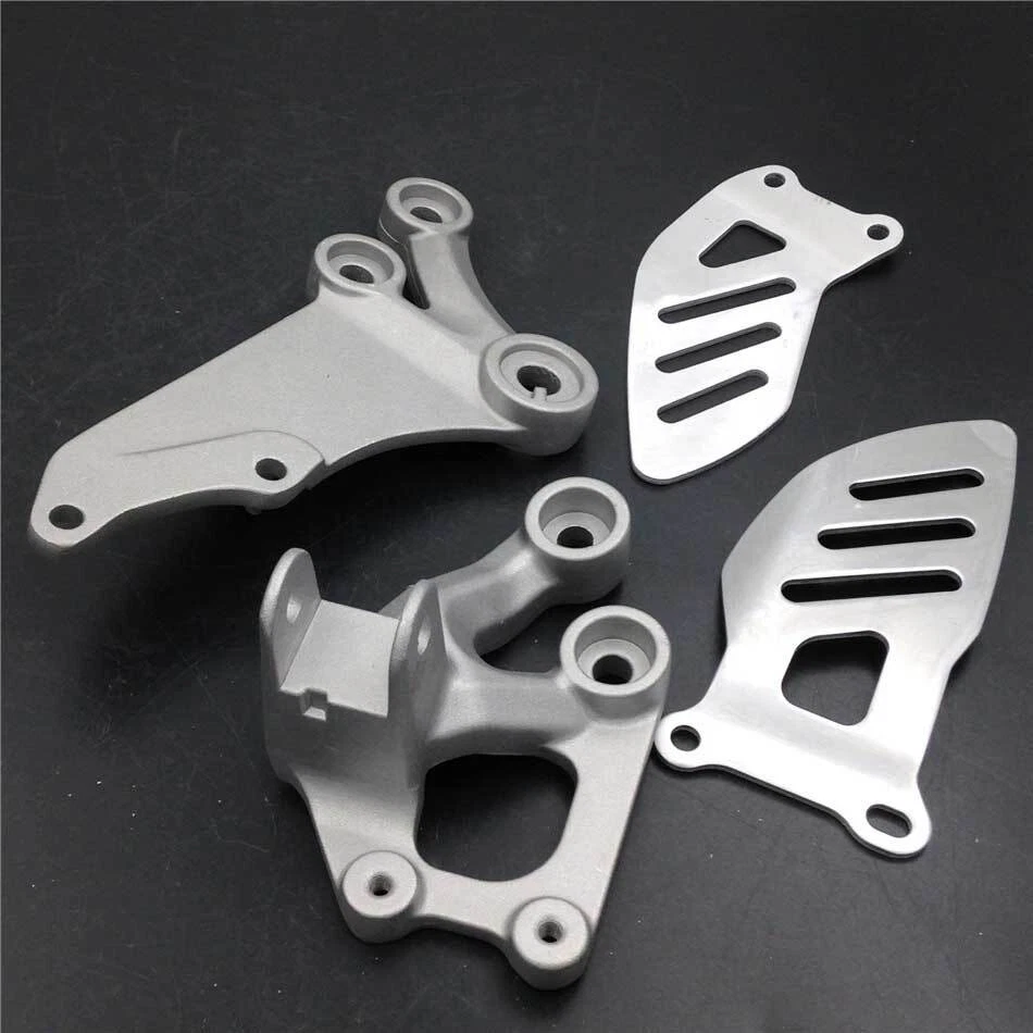 Soporte de clavija de pie delantero para Suzuki GSXR600 GSXR750 K6 K8 2006-2010 2009 Foto 4 de 4