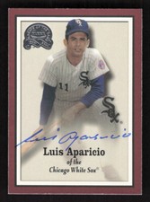 Luis Aparicio 2000 Fleer Greats Of The Game Autograph Signed Auto White Sox