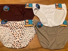 NEW Vanity Fair 4 Pairs Beyond Comfort Bikini Panties 7 Large Mixed Lot 18291