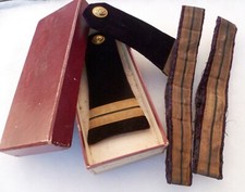 1930-1940 Lot GALONS + EPAULETTES OFFICIER MARINE Mécanicien Principal 2° Classe