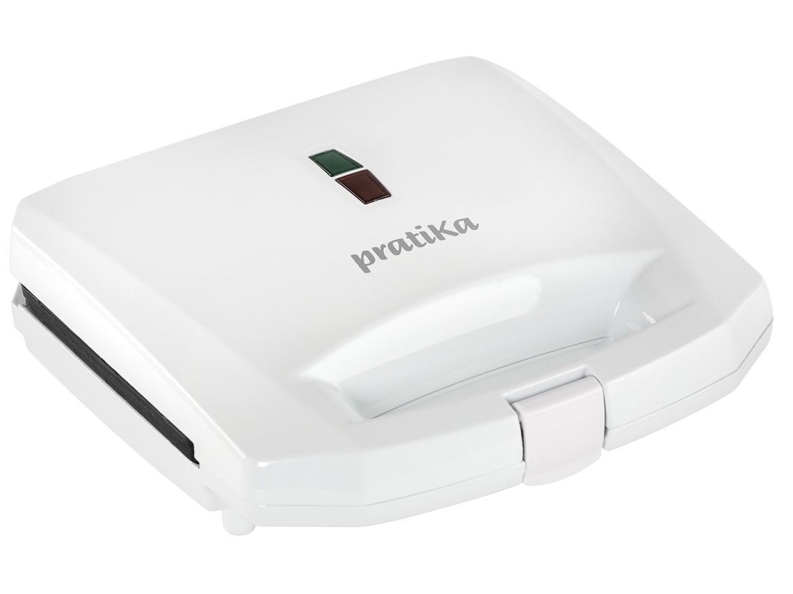 Tostapane Elettrico 750W Piastra Antiaderente GR34 per Sandwich e Viaggio