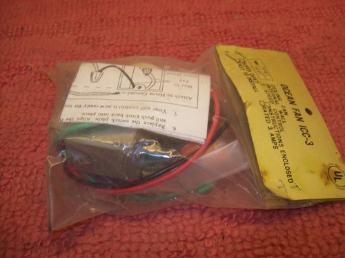 3 Speed Ceiling Fan Wall Control Rotary Action Fan Control Knob, New! Free ship! - Picture 4 of 4