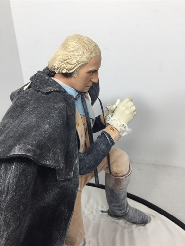 1/6 GEN. GEORGE WASHINGTON PRAYING AT VALLEY FORGE, PA. DIORAMA CHRISTMAS 1777 - Picture 16 of 24