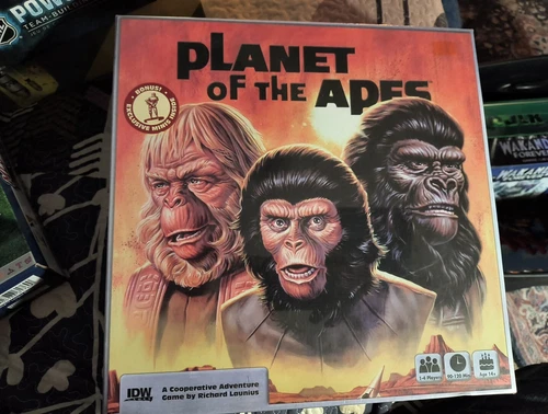 Sealed New PLANET OF THE APES BOARD GAME + BONUS MINIS! cooperative adventure 