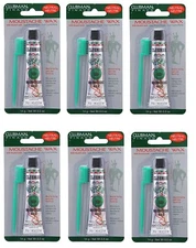 Clubman Pinaud Moustache Wax With Free Brush/Comb Neutral, 0.5 Oz - PACK OF 6