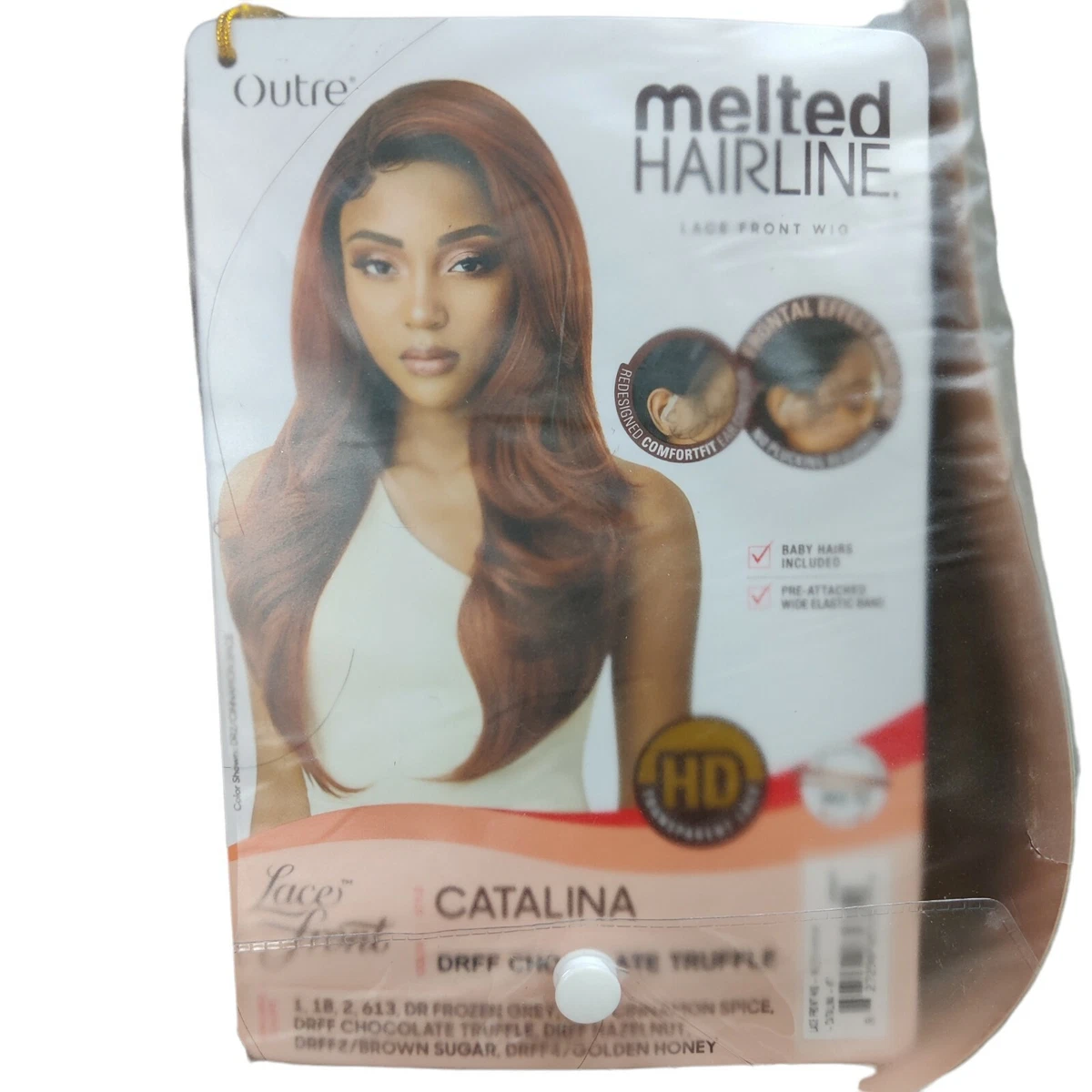 CATALINA by OUTRE Melted Hairline HD Lace Front Synthetic Soft Swiss Lace Wig