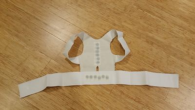  Magnet Posture Back Shoulder Corrector Support Brace Belt Therapy Adjustable