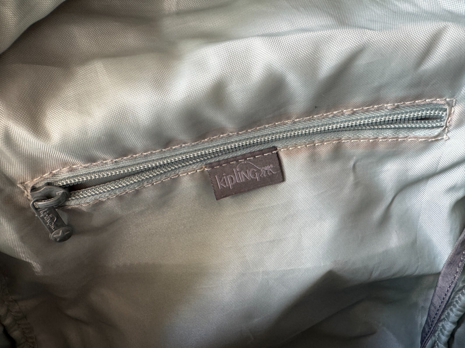 KIPLING GREY HANDBAG RUCKSACK BACKPACK MONKEY TEX… - image 13