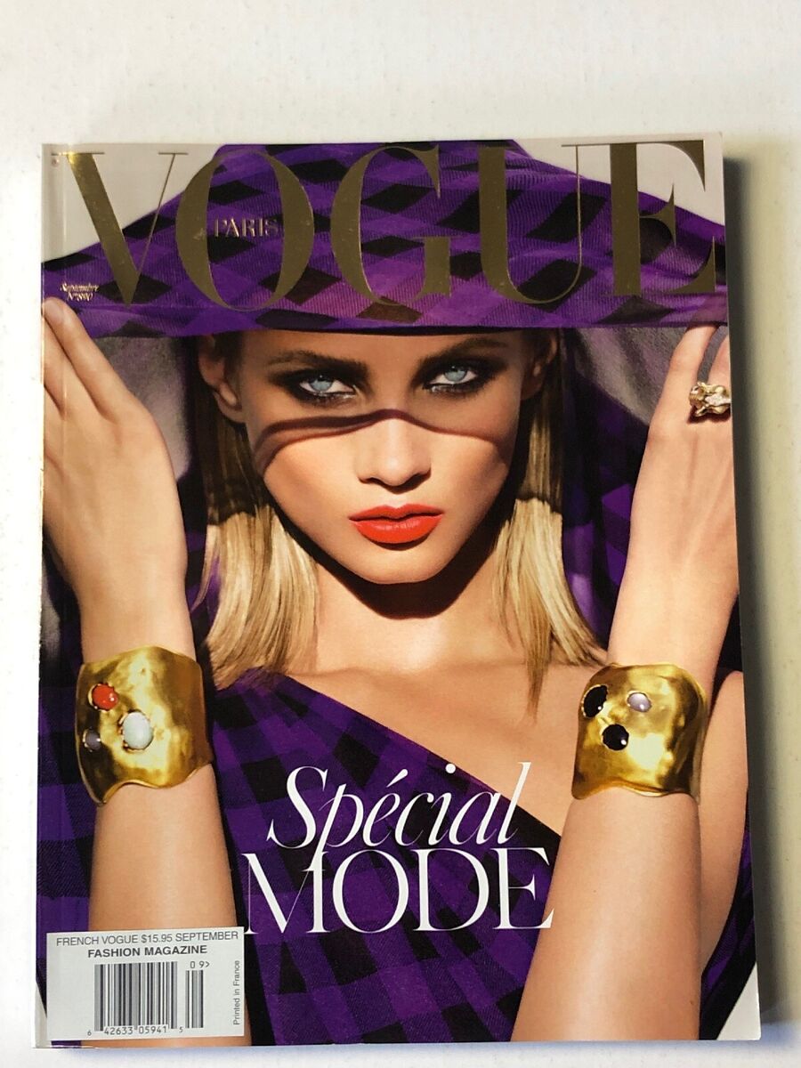 VOGUE PARIS MAGAZINE - Sept 2008 Special Mode Fendi Chanel