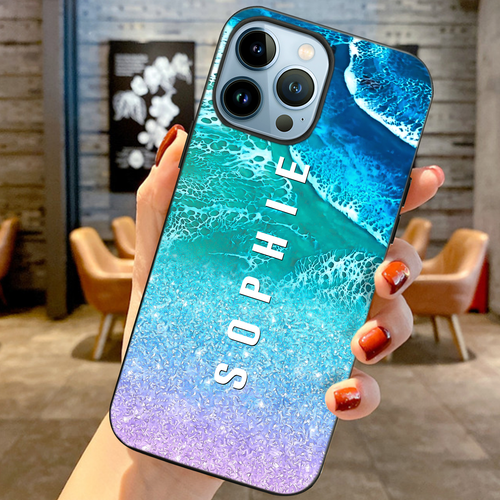 Soft Personalised Case Marble Pattern Cover For iPhone 16e 15 Pro Max 14 13 12 X - Zdjęcie 14 z 49