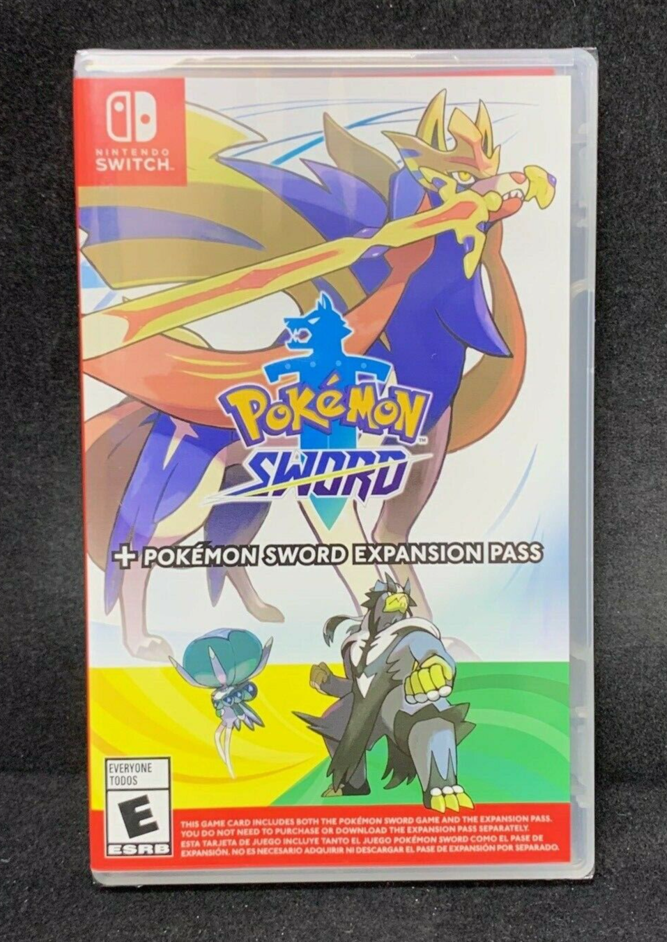 BRAND NEW Pokemon Shield Version + Expansion Pass for Nintendo Switch Fac  SEALED 45496597214