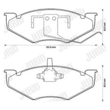 Plaquette de frein Chrysler LE BARON