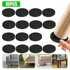 16Pcs Felt Furniture Sliders Protectors for Hardwood Floors Carpet Move 2.9 inch