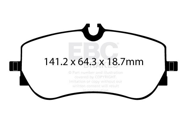 EBC DP42364R  Yellowstuff Brake Pad Set
