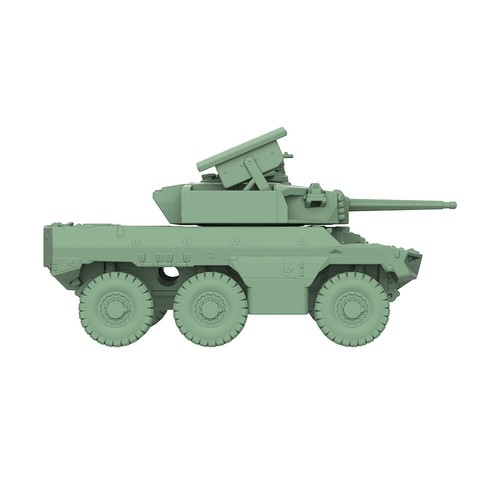 SSMODEL V2.0 Z Scale Military Model Kit France EBRC Jaguar Armoured Vehicle - Picture 2 of 5