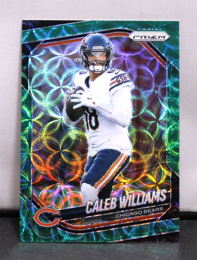 2025 Panini Prizm CALEB WILLIAMS Green Scope 52/75 #124 LOOK!
