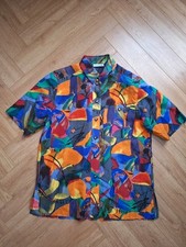Vintage Womens 80s 90s Gerry Weber Floral Print Blouse Size Uk 10 Eu 36 Shoulder