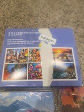 5 Complete Large Piece Jigsaw Puzzles 36 Pieces Each Scenic Animal Kids Senior