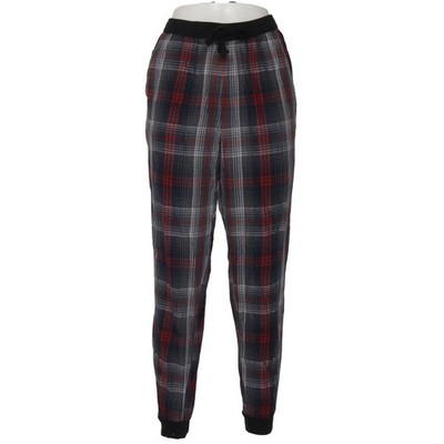 C&A, Pyjamahose, Größe: S, Grau/Rot/Weiß, Baumwolle, Glencheck, Flanell #SLA