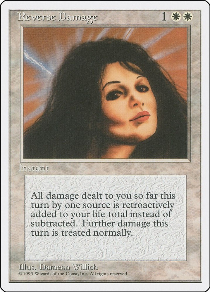 Reverse Damage #45 (LP) Fourth Edition (4ED) MTG
