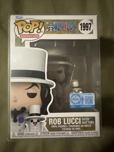 Funko Pop! One Piece - Rob Lucci with Hattori Common w/Protector. Pls See Pics!