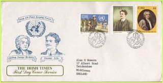 Ireland 1985 Anniversaries set on 'Irish Times' First Day Cover