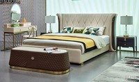 Klassisches Bett 2X Nachttisch 3Tlg. Schlafzimmer Set Betten Neu Luxus 200X200