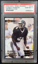 2000 Collector's Edge Graded #108 PLAXICO BURRESS Uncirculated PSA 10 GEM MINT