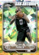 Tony Parker - 2024-25 Topps Chrome Sapphire - Numbered /50 - Gold #138