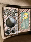 Vintage Griswold Cast Iron Patty Molds Set Original Box - 1930's-1950's