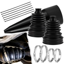 2PCS CV Boot Repair Kit with Stainless Steel Clamps Expander Tool Silicone