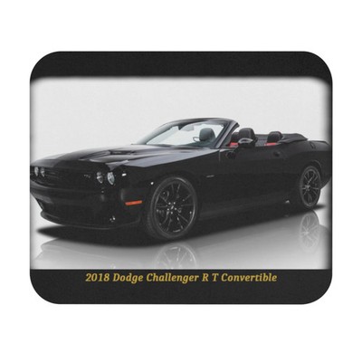 Epic 2018 Dodge Challenger R/T Convertible Mousepad | Sleek Black Muscle Car